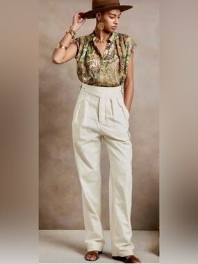 NWOT Banana Republic Pants Cargo Heritage Explorer Tapered Women’s Size 8 Petite